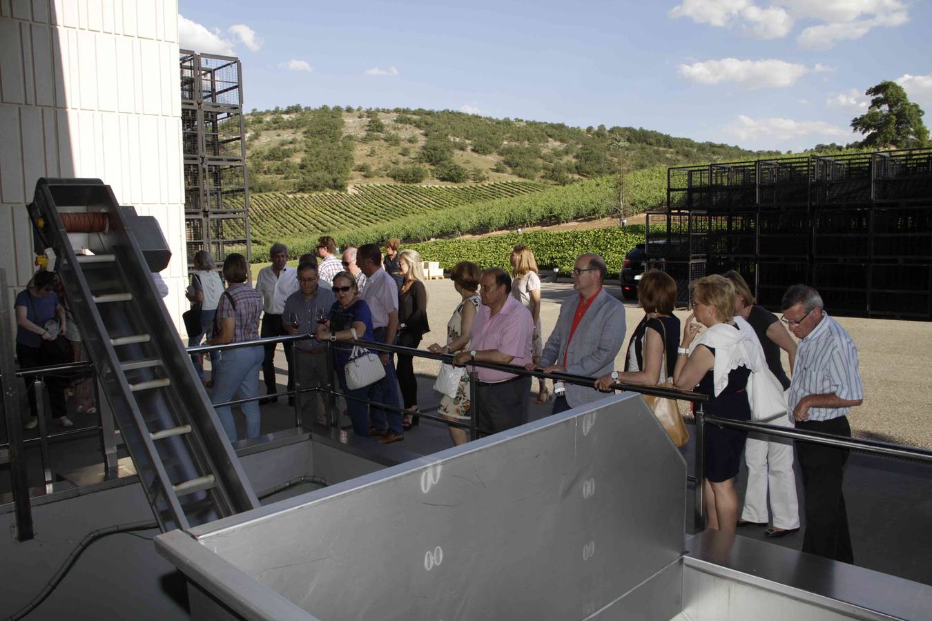 La Bodega Cepa 21 abre sus puertas al Club de Catas de El Norte de Castilla (1/2)