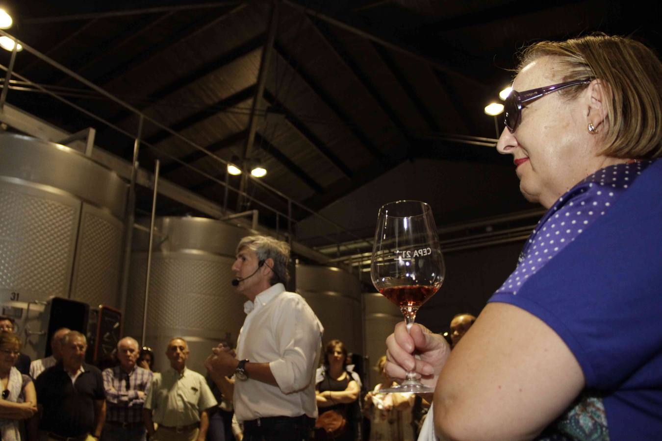 La Bodega Cepa 21 abre sus puertas al Club de Catas de El Norte de Castilla (1/2)