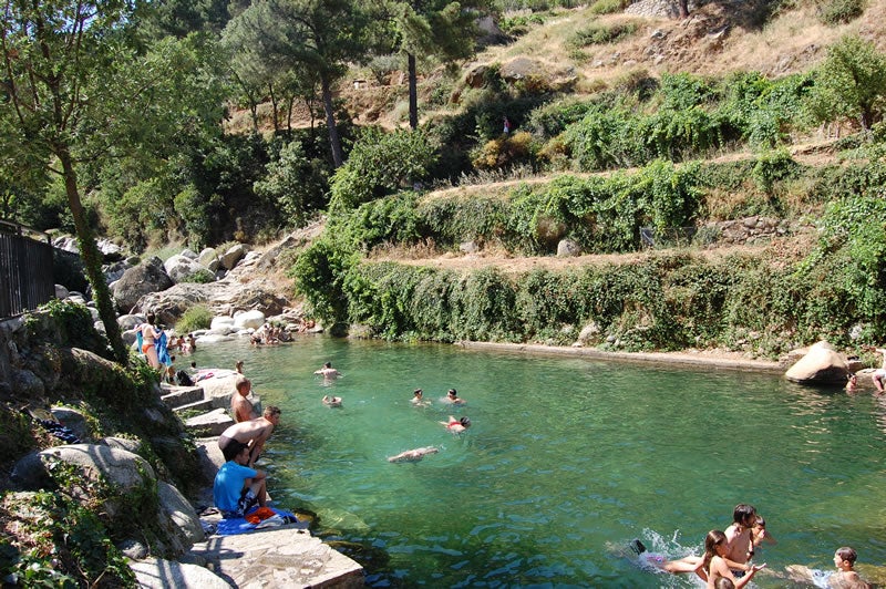 Piscina natural del Risquillo en Guisando (Ávila).