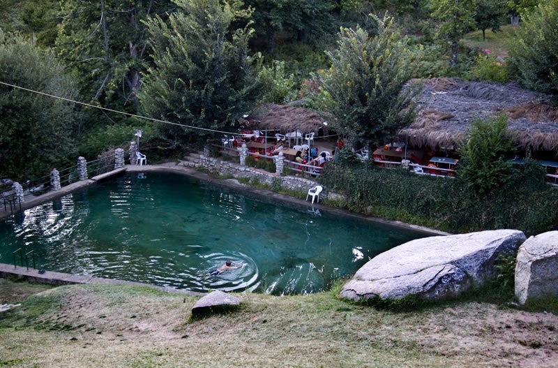 Piscina natural de Villarejo del Valle (Ávila).