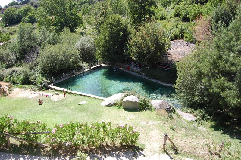 Piscina natural de Villarejo del Valle (Ávila).