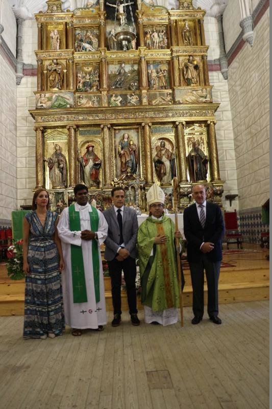 Renovado retablo mayor en Matapozuelos