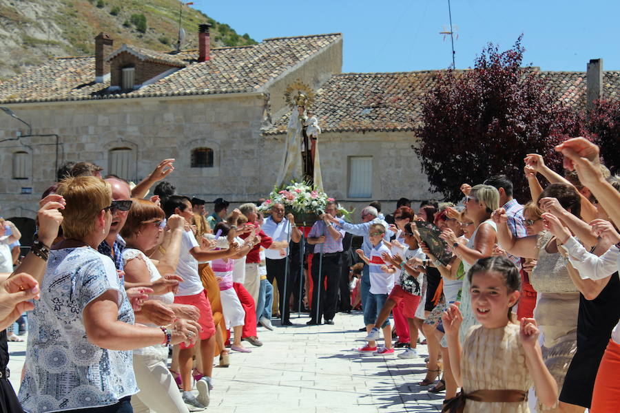 Festividad de la Virgen del Carmen en Cevico Navero (Palencia)