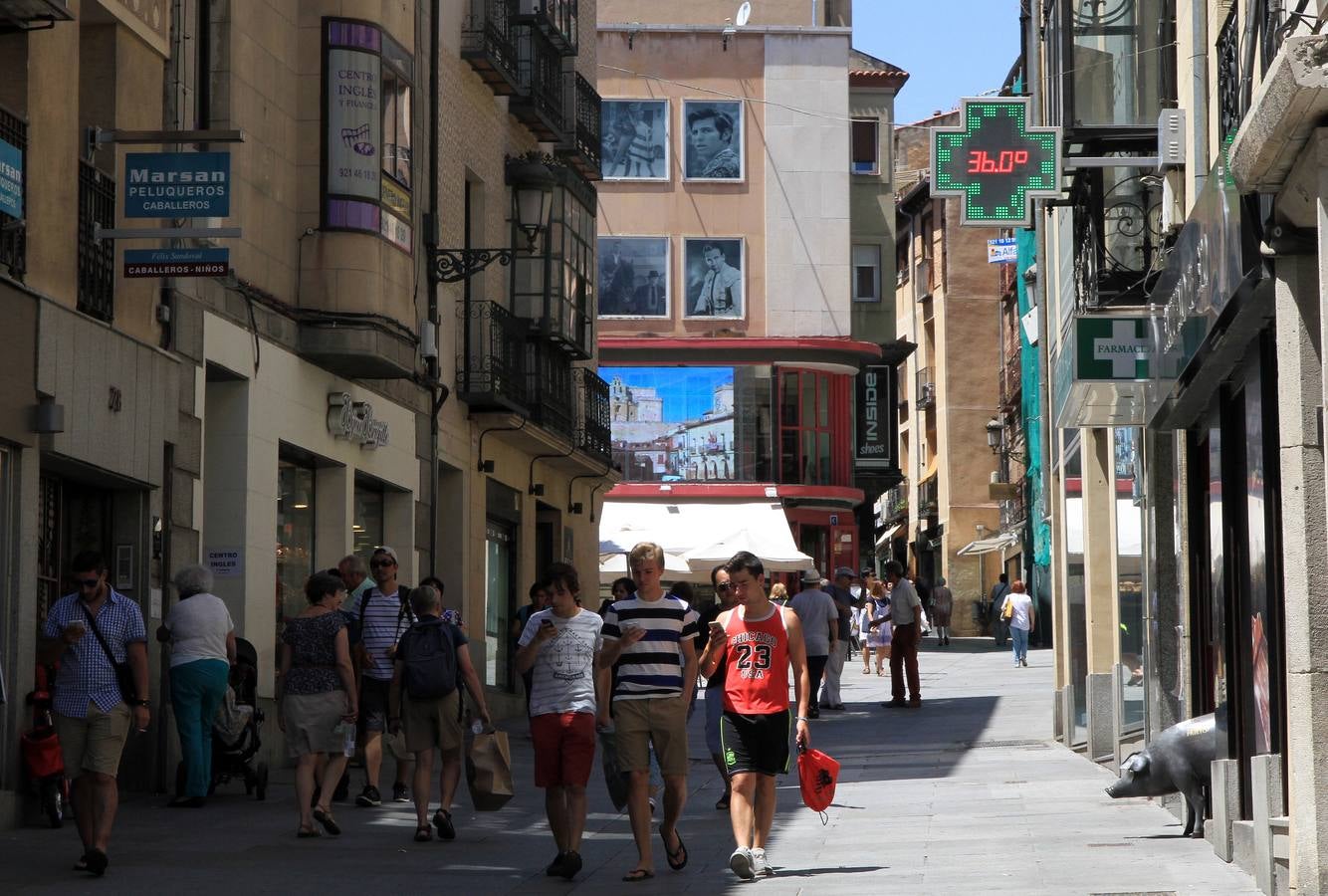 Continúa la ola de calor en Segovia