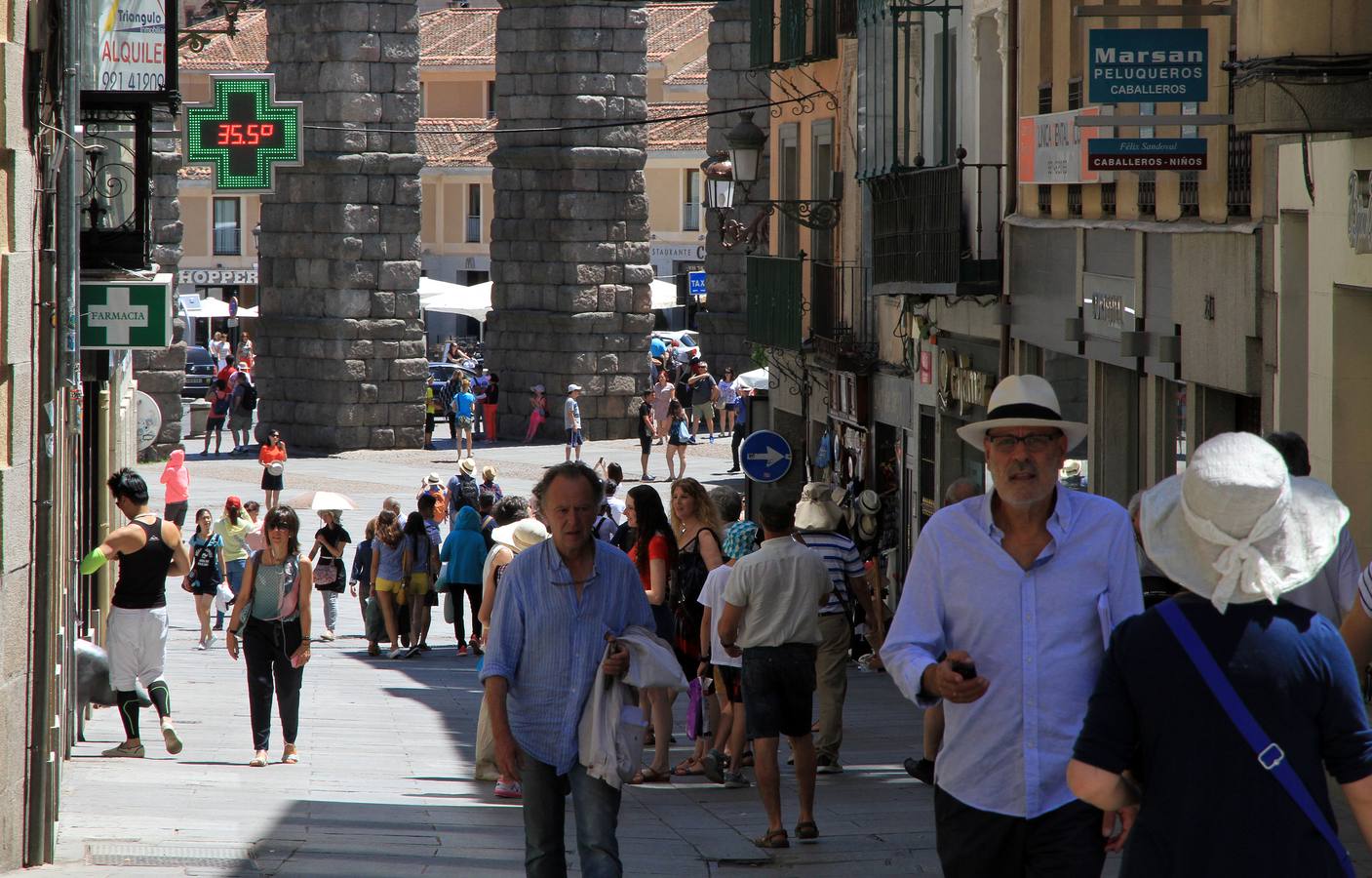 Continúa la ola de calor en Segovia