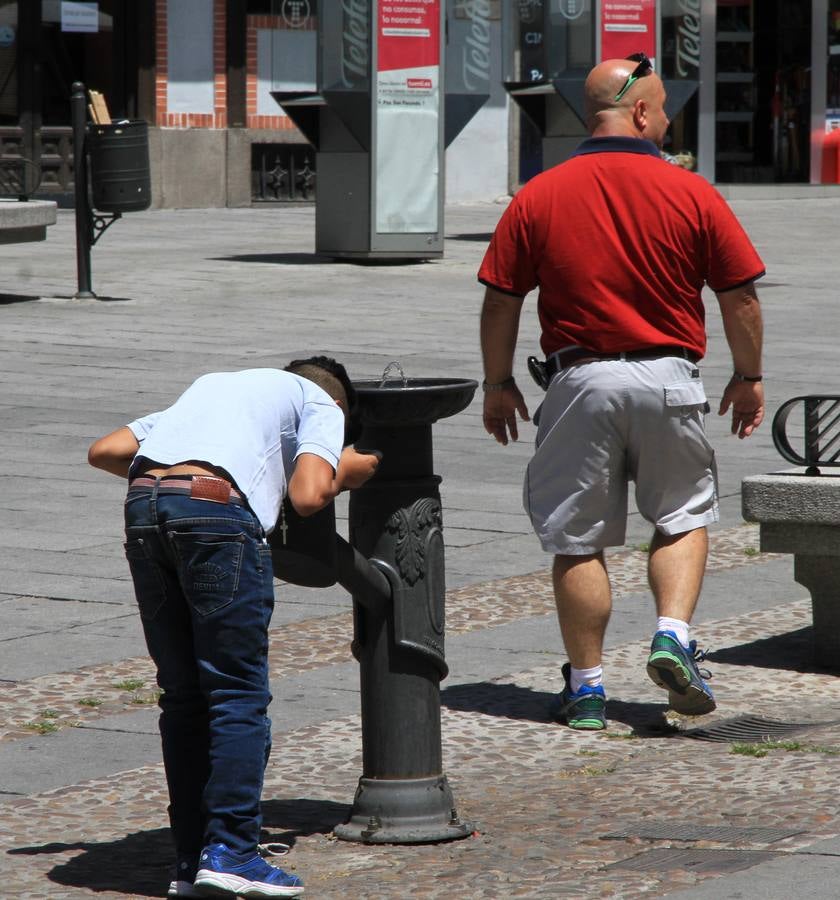 Continúa la ola de calor en Segovia