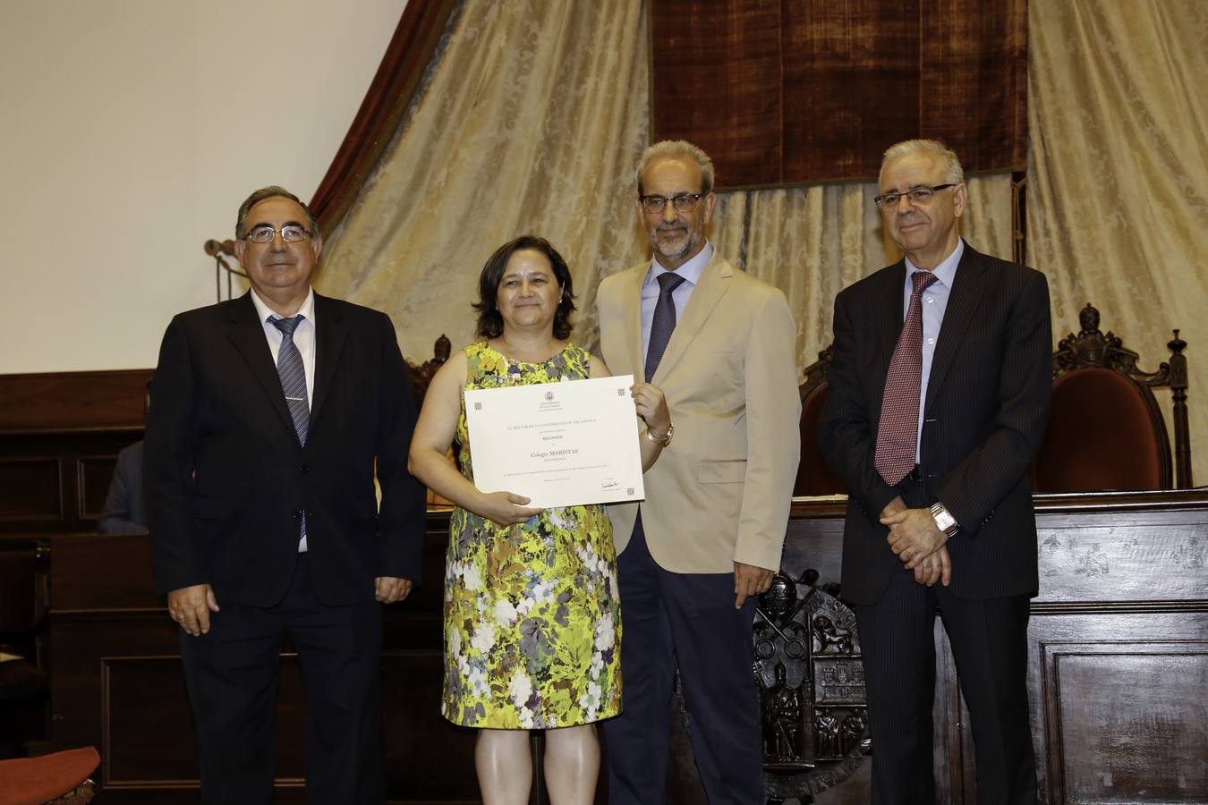 La Universidad de Salamanca premia a los mejores alumnos en la Selectividad