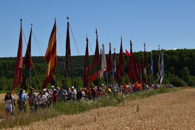 I Encuentro de Pendones en Poza de la Vega (Palencia)