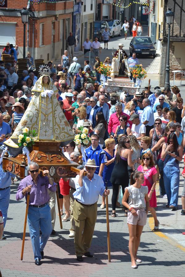 Procesión de San Roque en Macotera (Salamanca)