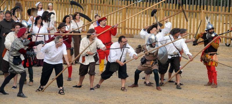 Recreaciones históricas en la Feria Renancentista de Medina