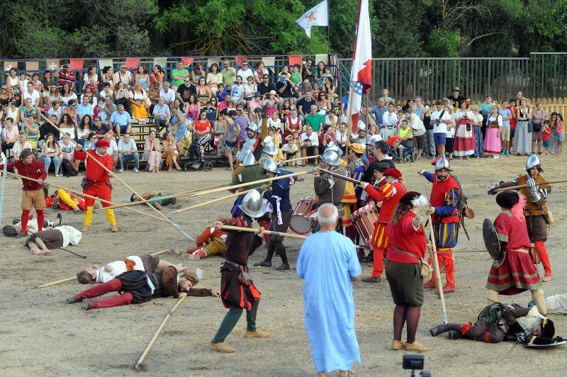 Recreaciones históricas en la Feria Renancentista de Medina