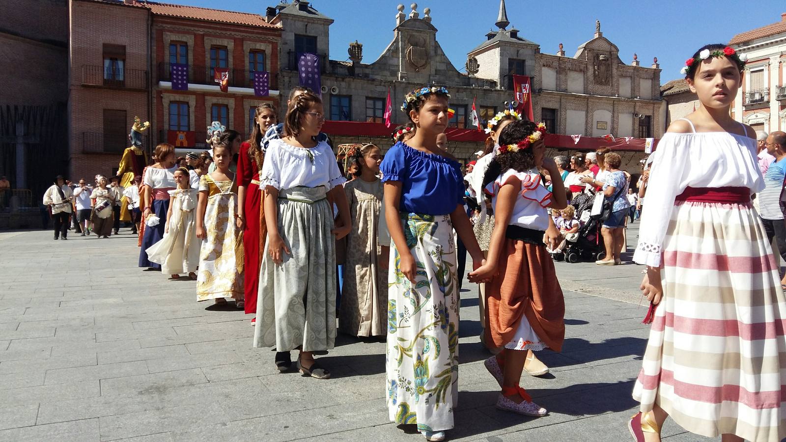 Sábado por la mañana en la Feria Renacentista de Medina del Campo (Valladolid)