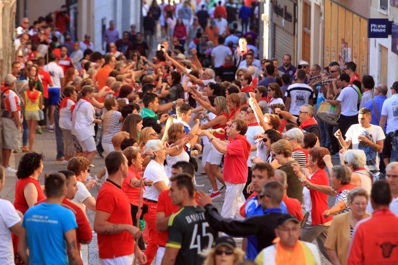 Segundo encierro en las fiestas de Cuellar