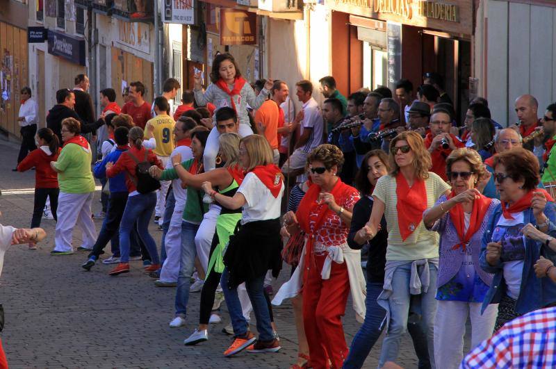 Tercer encierro en las fiestas de la Virgen del Rosario en Cuéllar