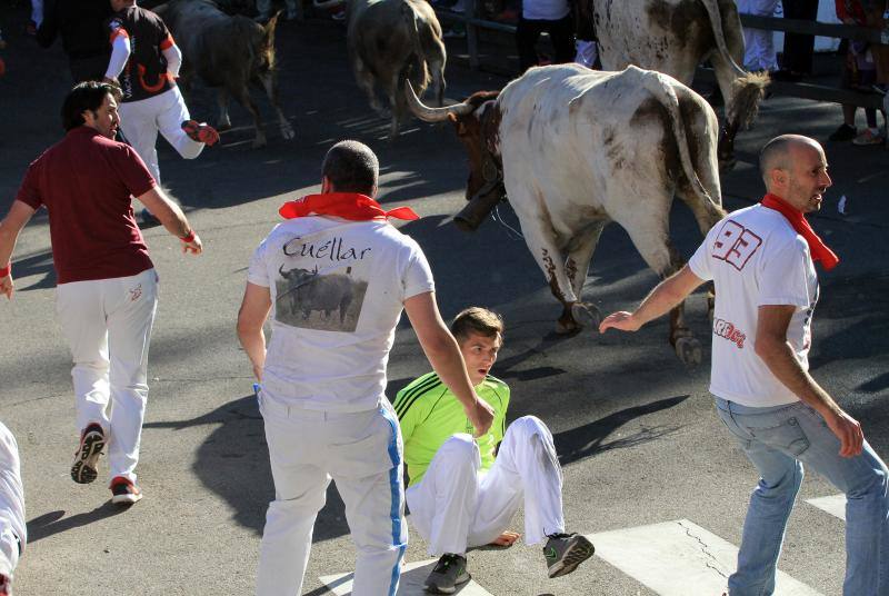 Tercer encierro en las fiestas de la Virgen del Rosario en Cuéllar