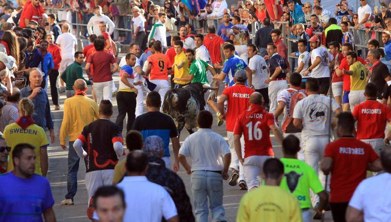 Tercer encierro en las fiestas de la Virgen del Rosario en Cuéllar
