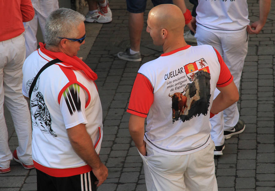 Cuarto encierro en las fiestas de Cuéllar