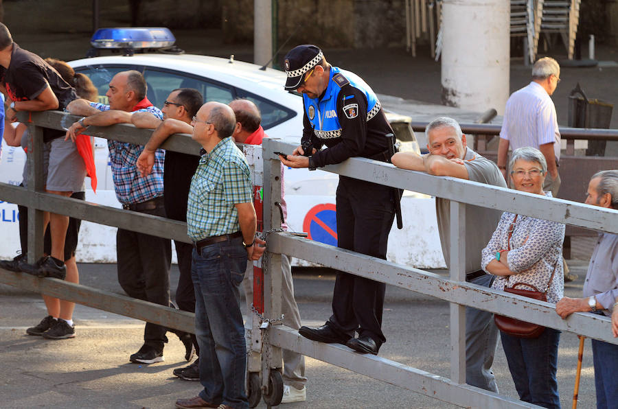 Quinto encierro en las fiestas de Cuéllar