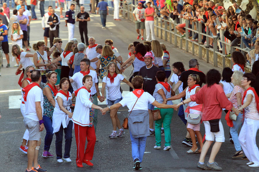 Quinto encierro en las fiestas de Cuéllar