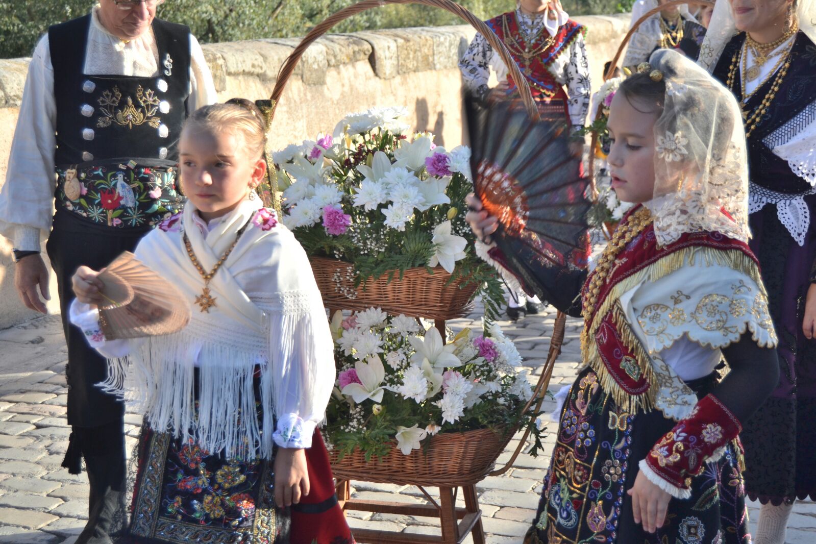 Ofrenda floral a la Virgen de la Vega de Salamanca