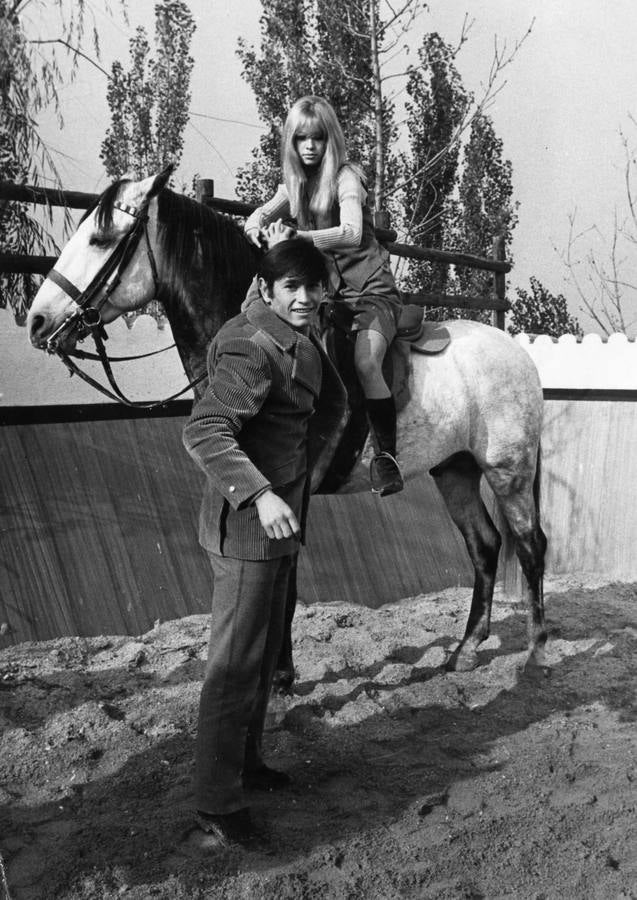 Con Marisol protagonizó la película 'Solos los dos' en 1968.
