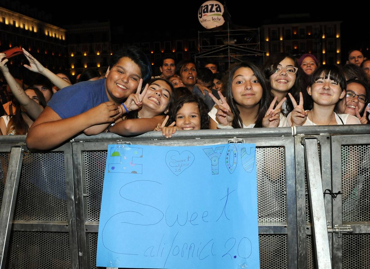 Concierto de Sweet California en la Plaza Mayor de Valladolid