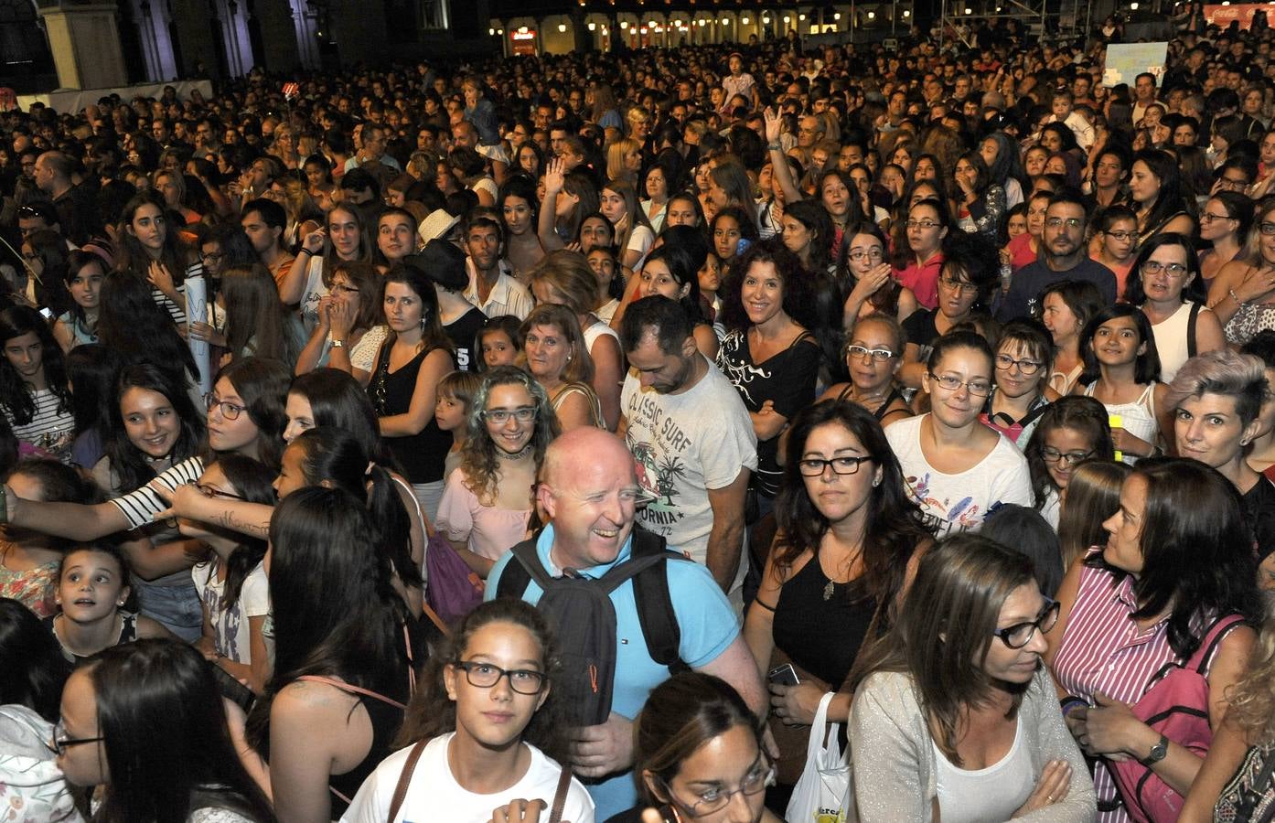 Concierto de Sweet California en la Plaza Mayor de Valladolid