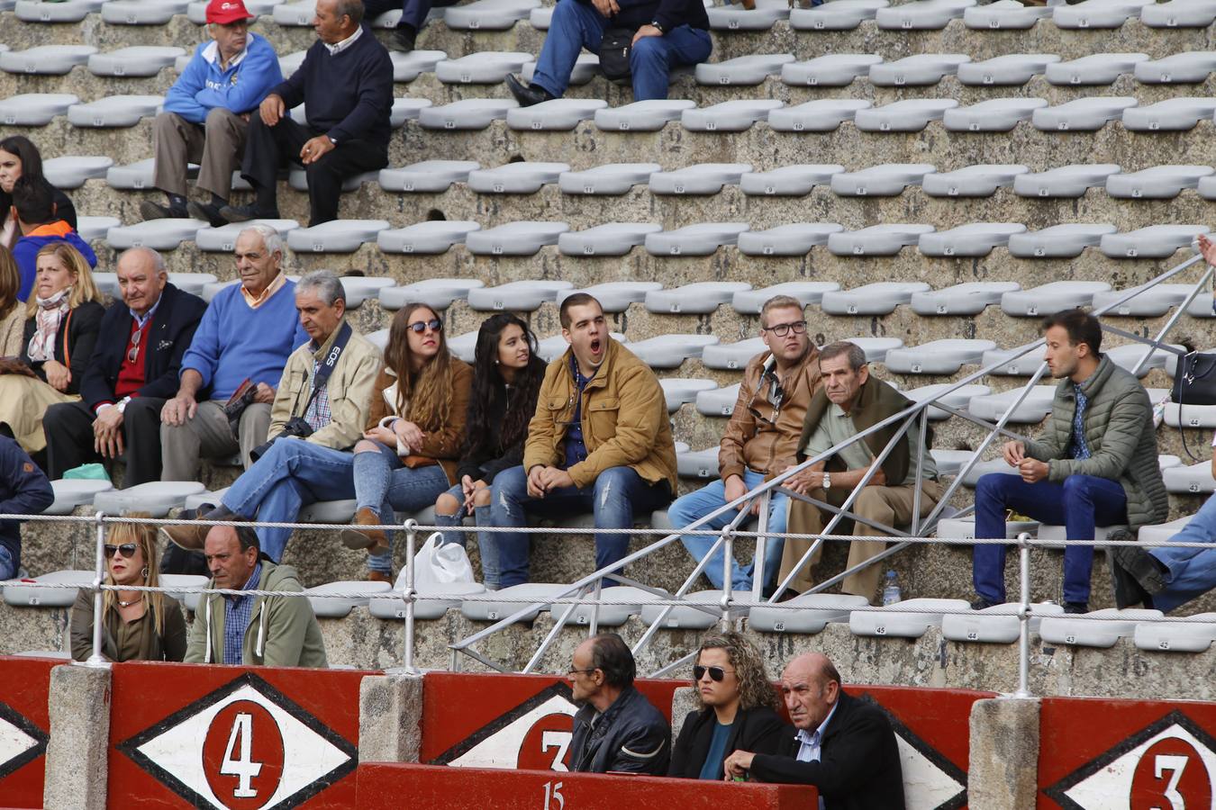 Morante de la Puebla, El Juli y Juan del Álamo, en la cuarta corrida de toros de la Feria de Salamanca