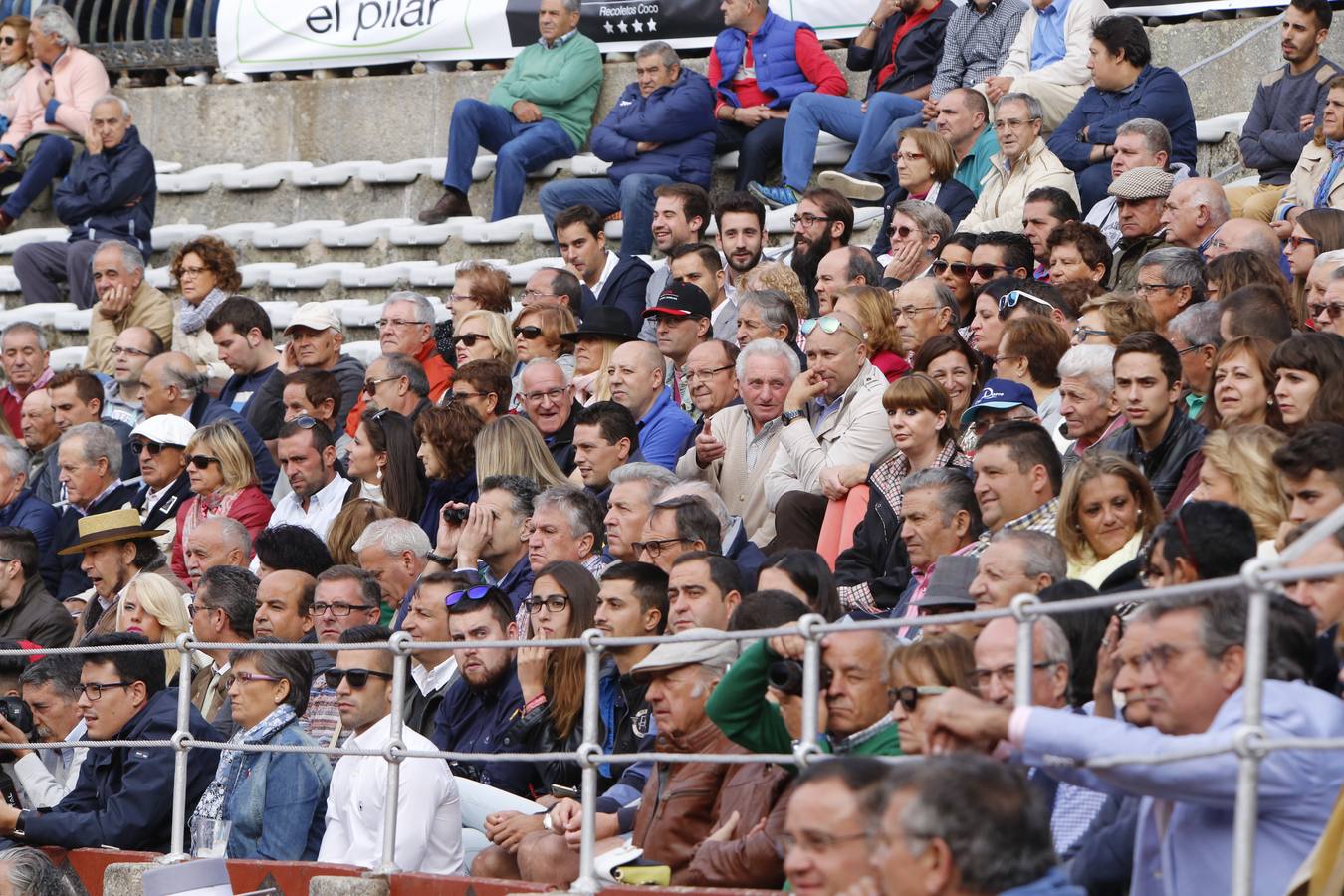 Morante de la Puebla, El Juli y Juan del Álamo, en la cuarta corrida de toros de la Feria de Salamanca