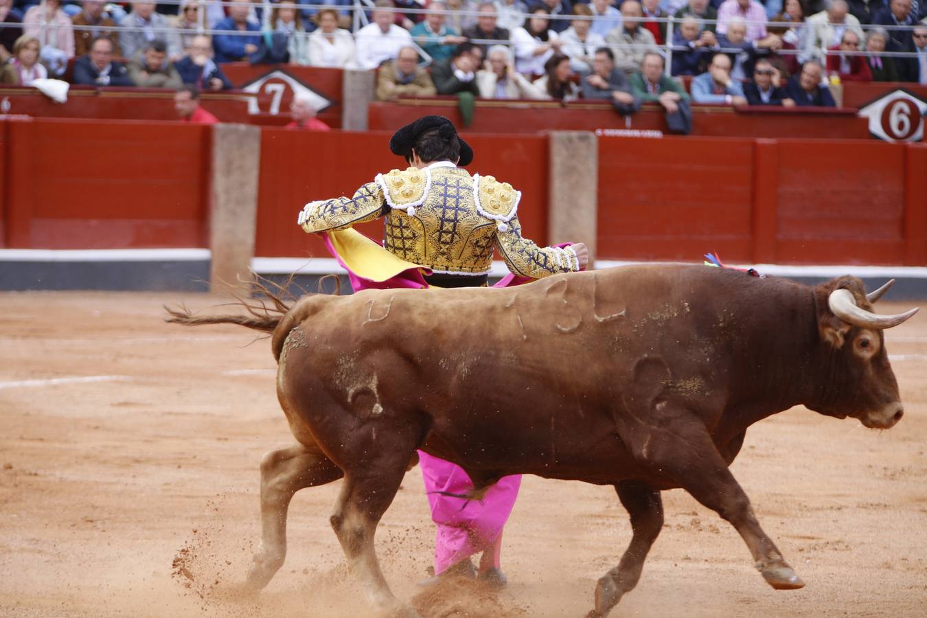 Morante de la Puebla, El Juli y Juan del Álamo, en la cuarta corrida de toros de la Feria de Salamanca