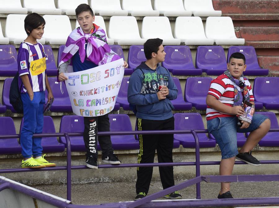 Partido del Real Valladolid contra el UCAM Murcia