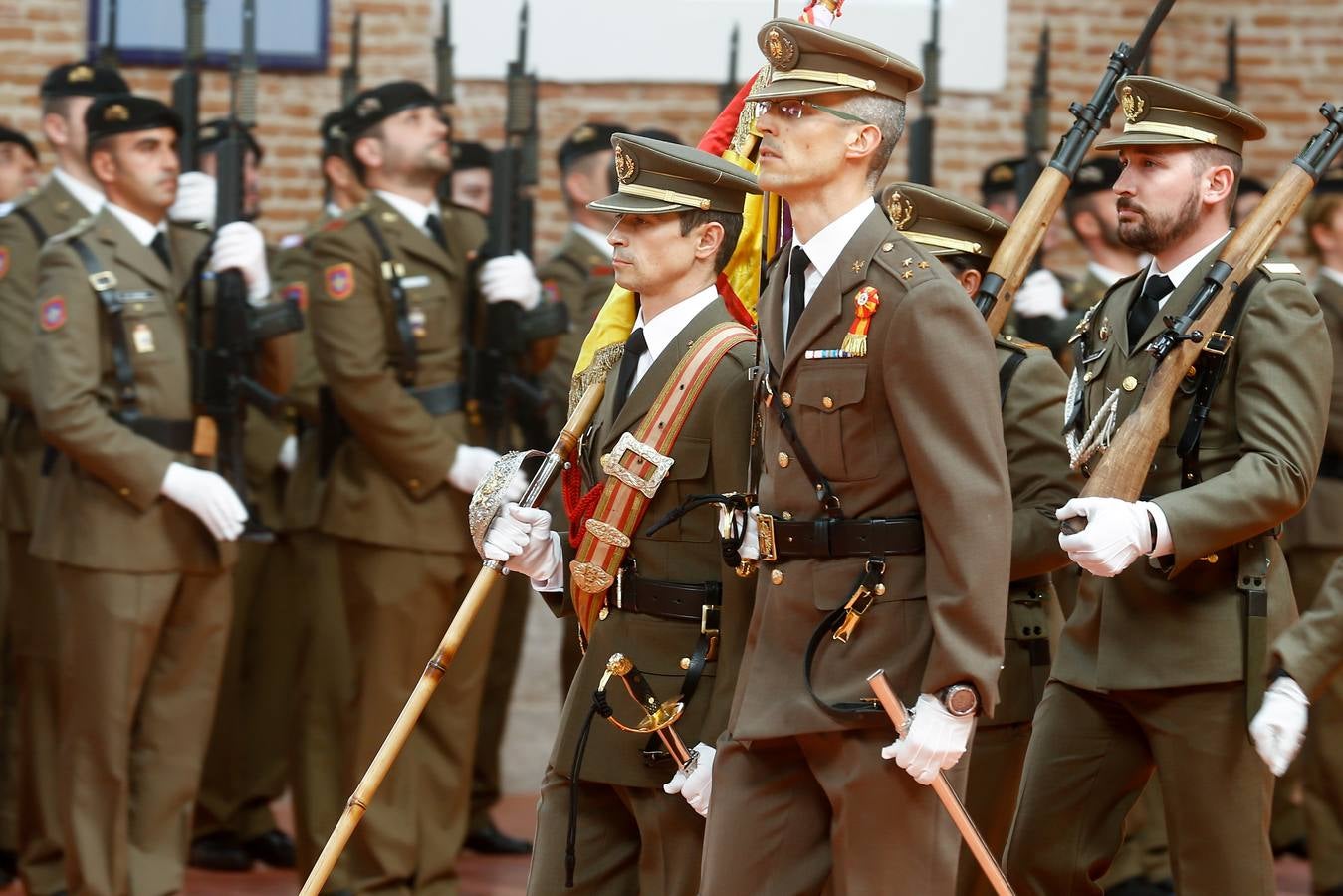 Inicio del curso en la Academia de Caballería de Valladolid