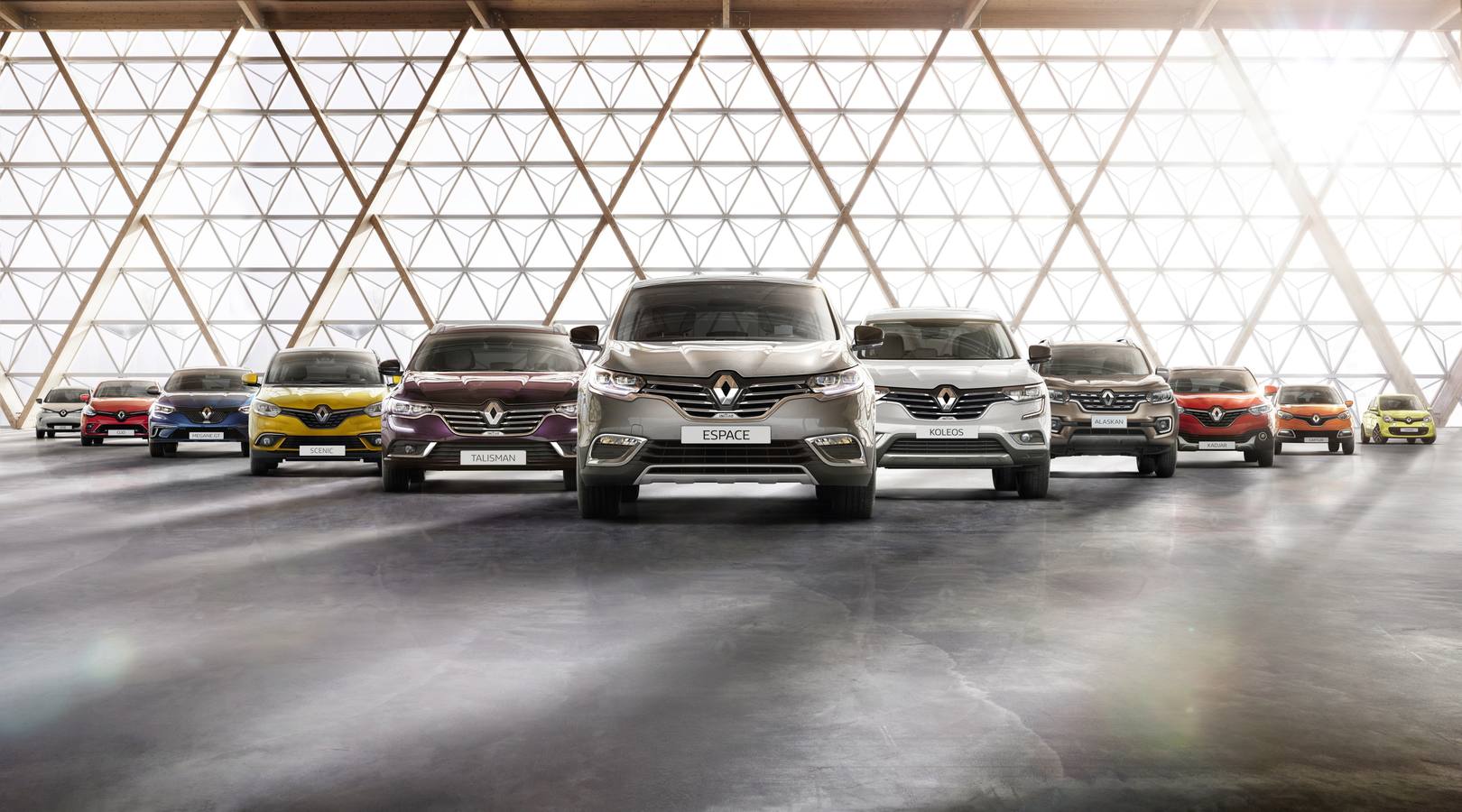 La gama Renault presente en París.