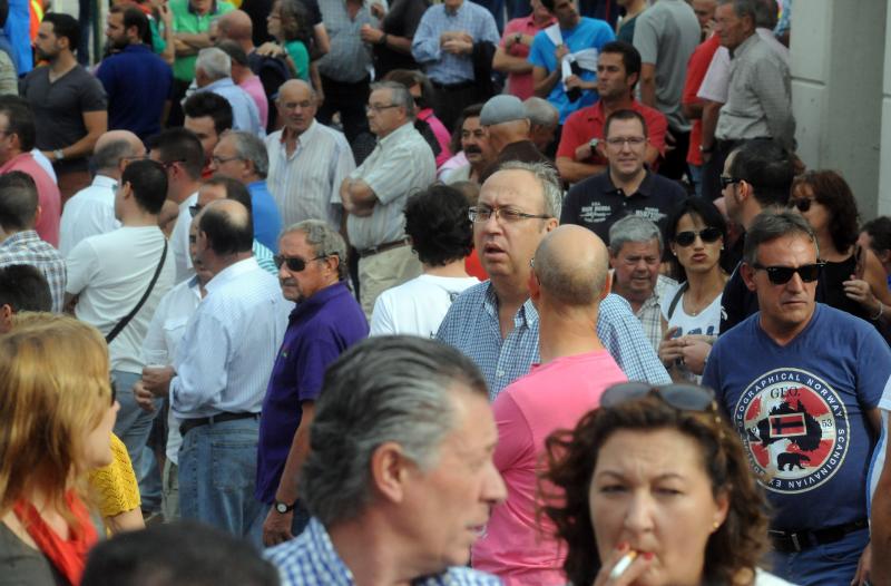 Encierro del viernes por la tarde en Olmedo