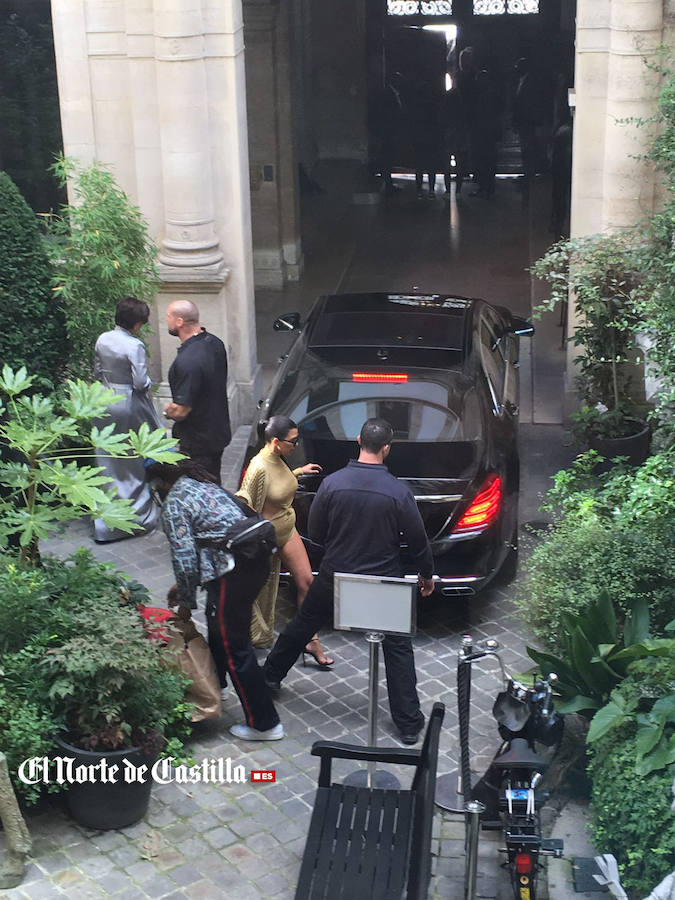 Imágenes en exclusiva de Kim Kardashian y su familia después del atraco