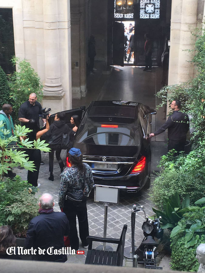 Imágenes en exclusiva de Kim Kardashian y su familia después del atraco