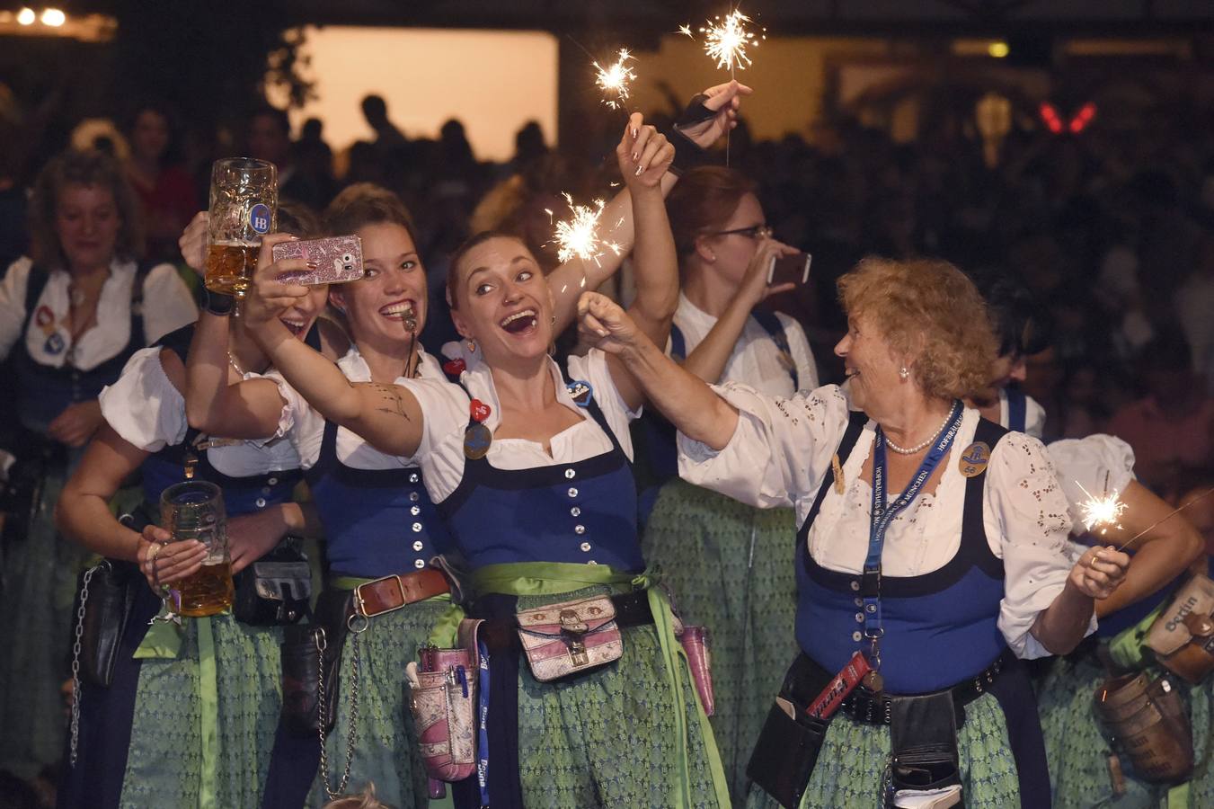 La tradicional fiesta de la cerveza de Múnich llega a su fin