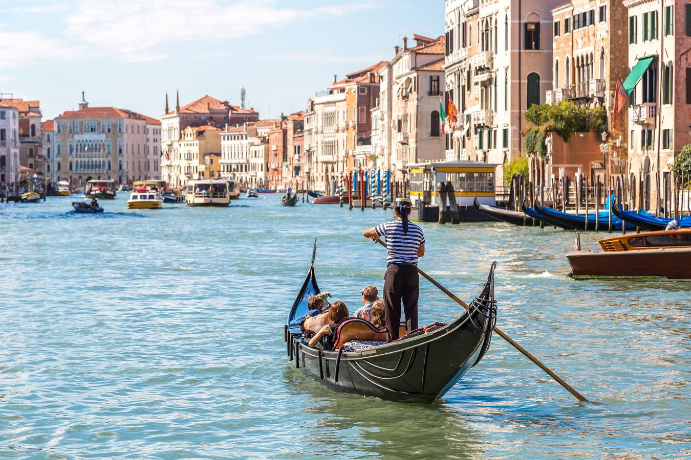 Venecia. Los múltiples canales que atraviesan la ciudad la convierten en un lugar mágico.