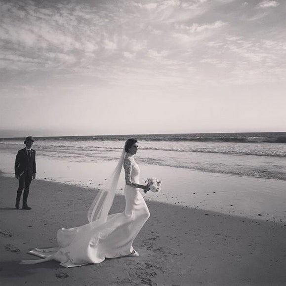 La romántica boda en la playa de Paz Padilla