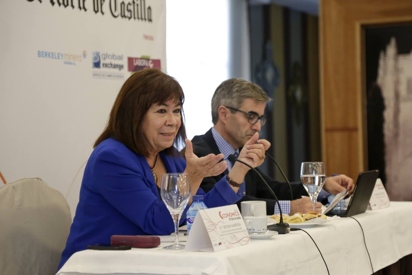 El exministra de Medio Ambiente Cristina Narbona en el Foro Económico de El Norte de Castilla en Salamanca