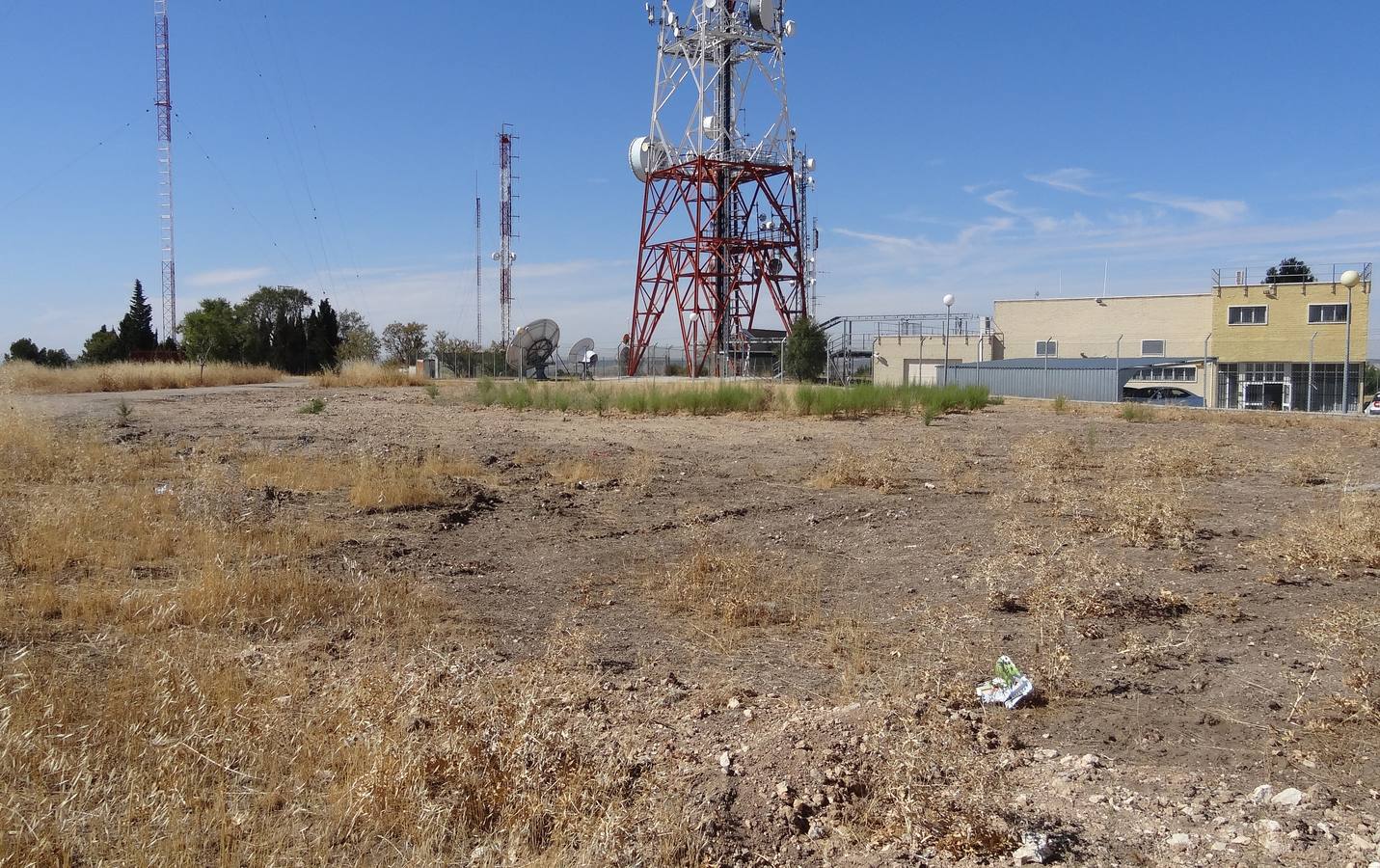 Mal estado de la carretera del cerro de San Cristóbal