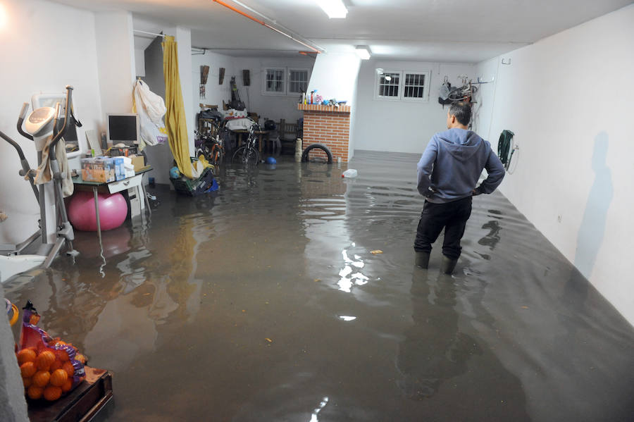 Inundaciones en los bajos de algunas viviendas de Medina del Campo