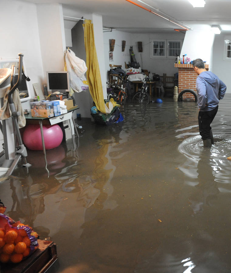 Inundaciones en los bajos de algunas viviendas de Medina del Campo