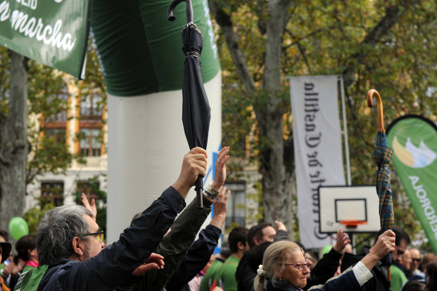 El trabajo de la Asociación Contra el Cáncer en la marcha de Valladolid