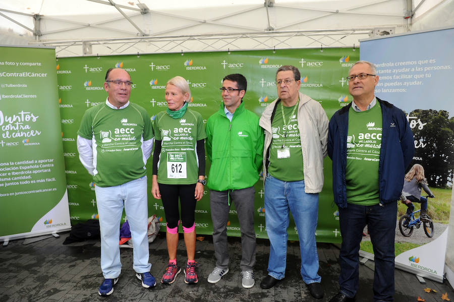 El trabajo de la Asociación Contra el Cáncer en la marcha de Valladolid