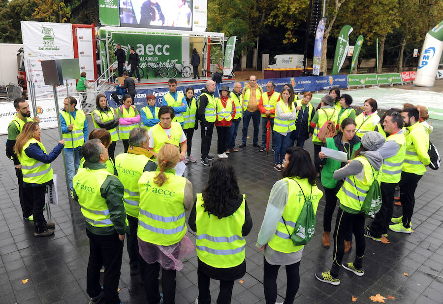 El trabajo de la Asociación Contra el Cáncer en la marcha de Valladolid