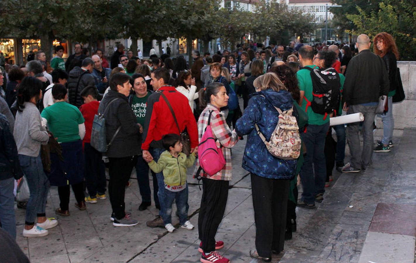 Manifestación contra la reforma de la educación en Palencia