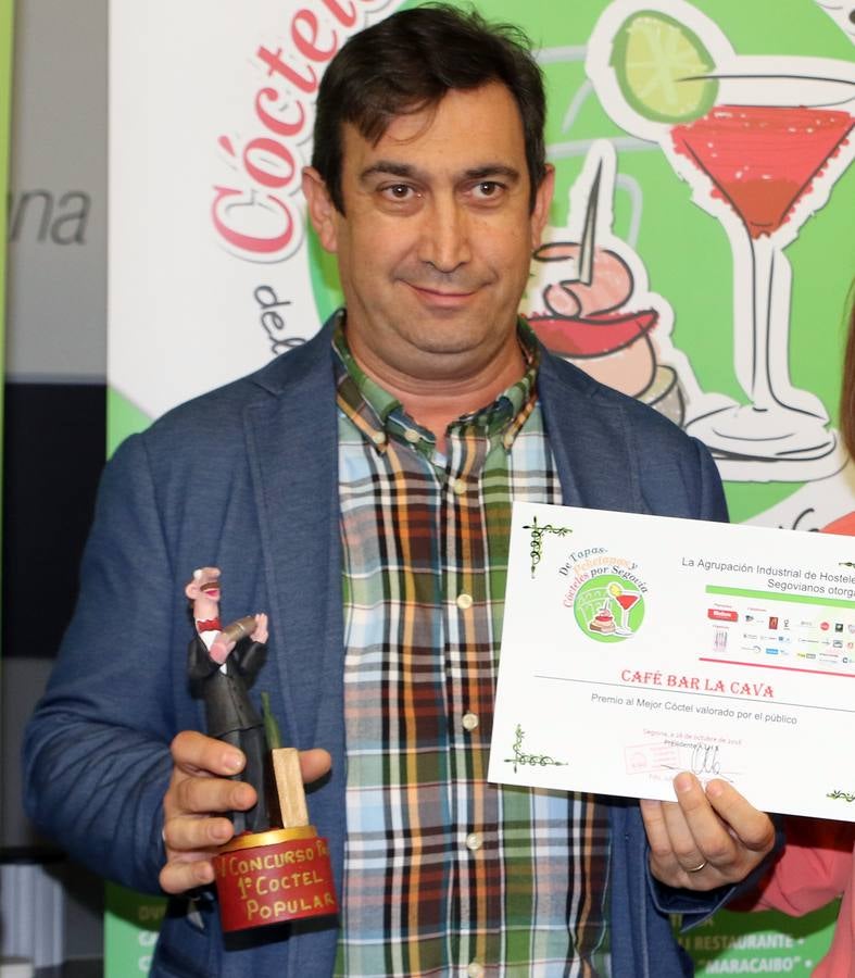 Entrega de premios del V Concurso Provincial de Tapas y Cócteles de Segovia