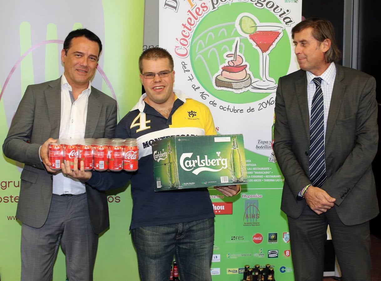 Entrega de premios del V Concurso Provincial de Tapas y Cócteles de Segovia