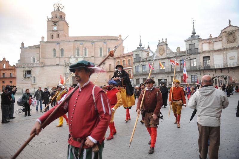 Carlos V, recibido y agasajado por Rodrigo de Dueñas en Medina del Campo